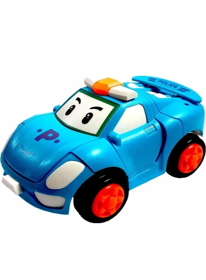 Manos Robot Car Push and Go for Kids, Push Button 360° Stunt Friction Cars,Mini Robot Toy Vehicle for Boys and Girls, Multicolor, - Image 3